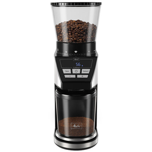 מטחנת קפה אוטומטית Melitta Calibra עם טיימר ומשקל דיגיטלי