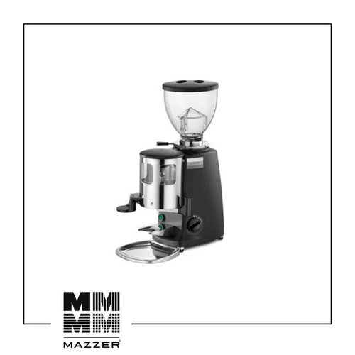 מטחנת קפה חשמלית Mazzer Mini Manual – שחור, מנוע 0.25kW, טחינה מדויקת